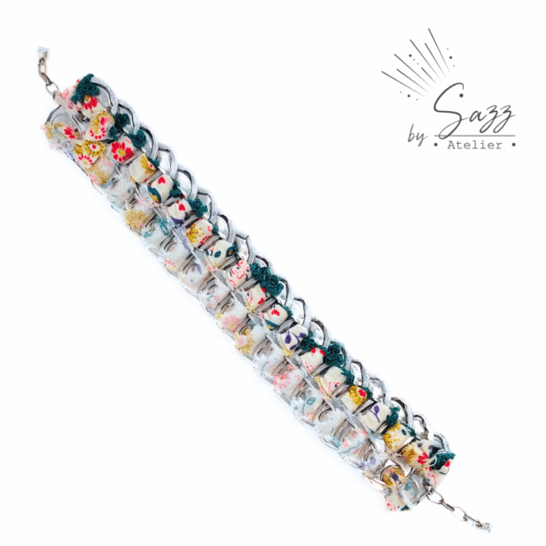 Bracelet • Duo • Fleurs • Collection Popcycling
