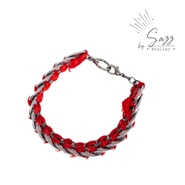 Bracelet • Rouge à pois • Collection Popcycling