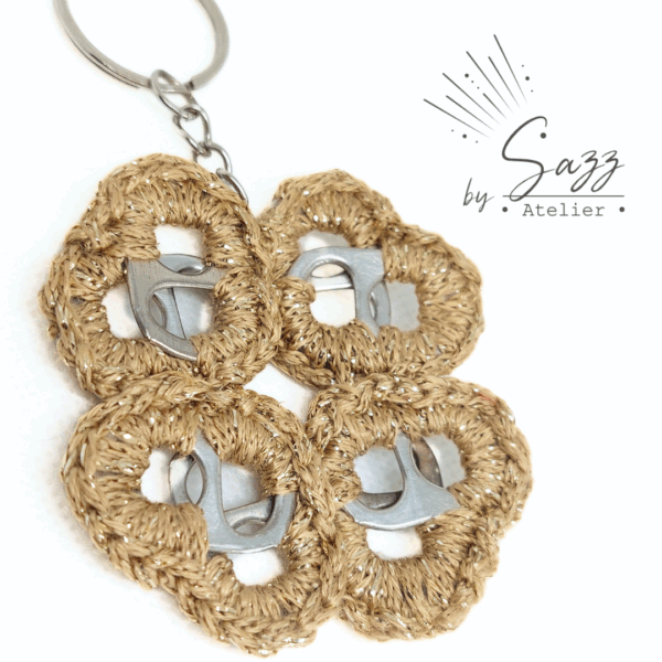 Porte-clé • Trèfle • Bijou de clé • Collection soleil